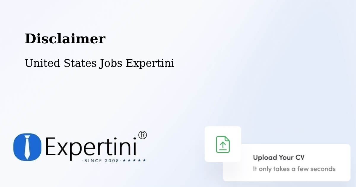 Disclaimer – Cabool - United States Jobs Expertini
